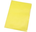 Q-CONNECT corner pocket, yellow, 120 microns, pack of 100 pieces