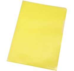 Q-CONNECT pochette coin, jaune, 120 microns, paquet de 100 pièces