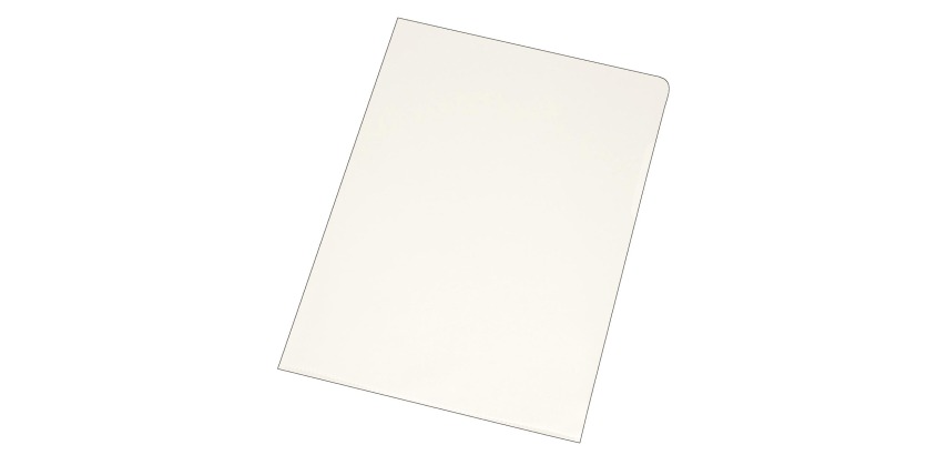 Q-CONNECT L-map, gekorreld, 120 micron, pak van 100 stuks
