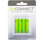Q-CONNECT pile, alcaline, AAA, blister de 4 pièces