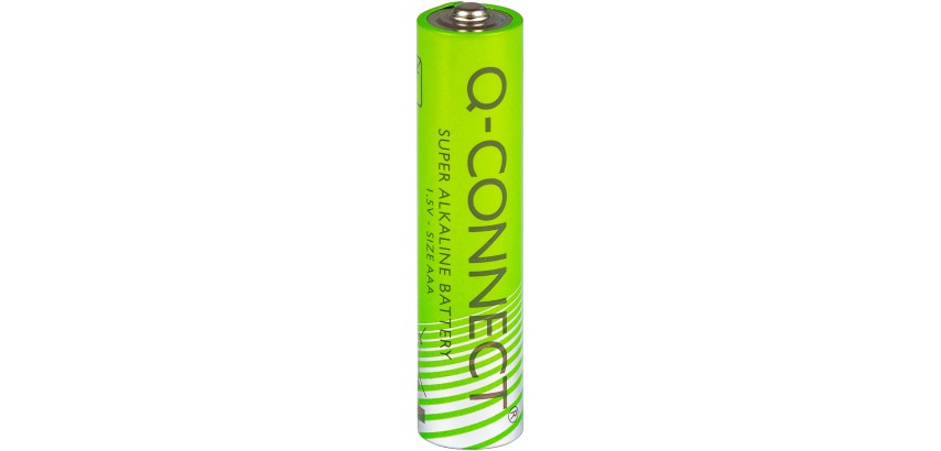 Q-CONNECT pile, alcaline, AAA, blister de 4 pièces