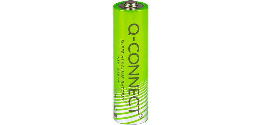Q-CONNECT battery, alkaline, AA, blister pack of 4 pieces