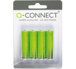 Q-CONNECT battery, alkaline, AA, blister pack of 4 pieces