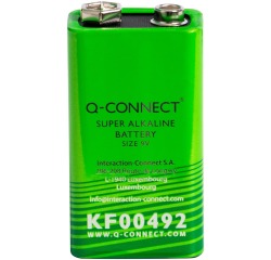 De_pila q-connect alcalina 9v blister con 1 unidad