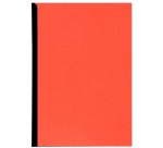 Q-CONNECT couvert A4 grain cuir 250 grammes 100 pièces rouge