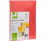 Q-CONNECT A4 cover leather grain 250 grams 100 pieces red