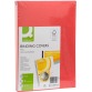 Q-CONNECT dekblad A4 leder 250 grams 100 stuks rood