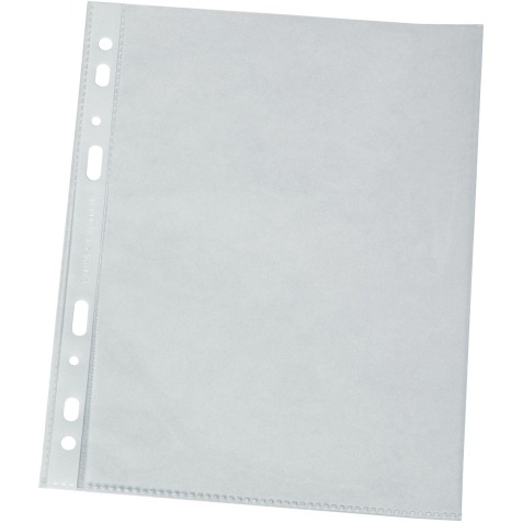 Q-CONNECT pochette perforée A4 perforation 11 trous grainé paquet de 100 pièces