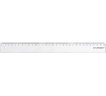 Q-CONNECT ruler, transparent polystyrene, 30 cm