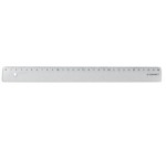 Q-CONNECT Lineal, transparenter Polystyrol, 30 cm