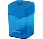 Q-CONNECT potloodslijper, 2 gaats geassorteerde kleuren