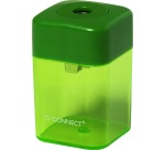 Q-CONNECT taille-crayon, 1 trou, couleurs assorties