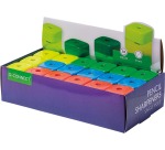 Q-CONNECT taille-crayon, 1 trou, couleurs assorties