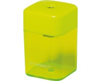 Q-CONNECT taille-crayon, 1 trou, couleurs assorties