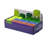 Q-CONNECT taille-crayon, 1 trou, couleurs assorties
