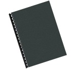 Q-CONNECT A4 leather grain cover 250 grams 100 pieces black
