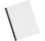 Q-CONNECT couvert A4 grain cuir 250 grammes 100 pièces blanc