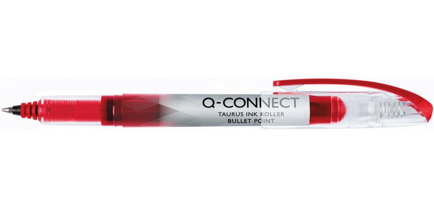 Q-CONNECT Taurus liquid ink rollerball, red