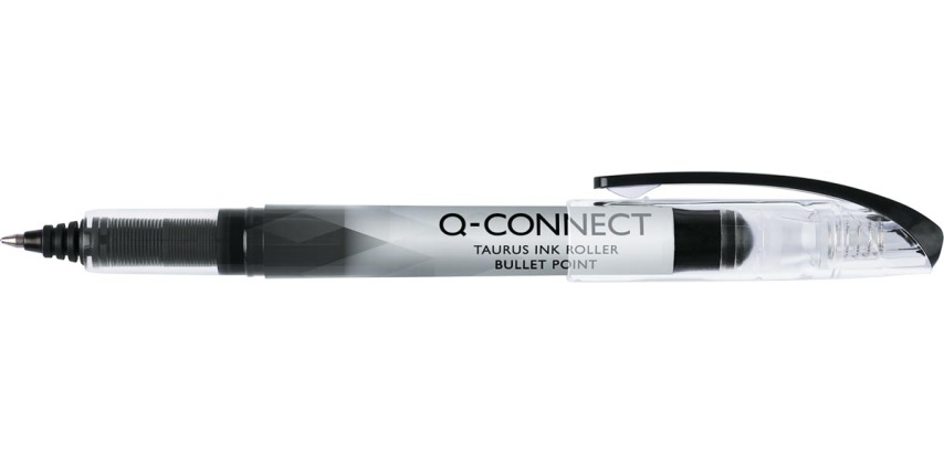 Q-CONNECT Taurus liquid ink rollerball, black