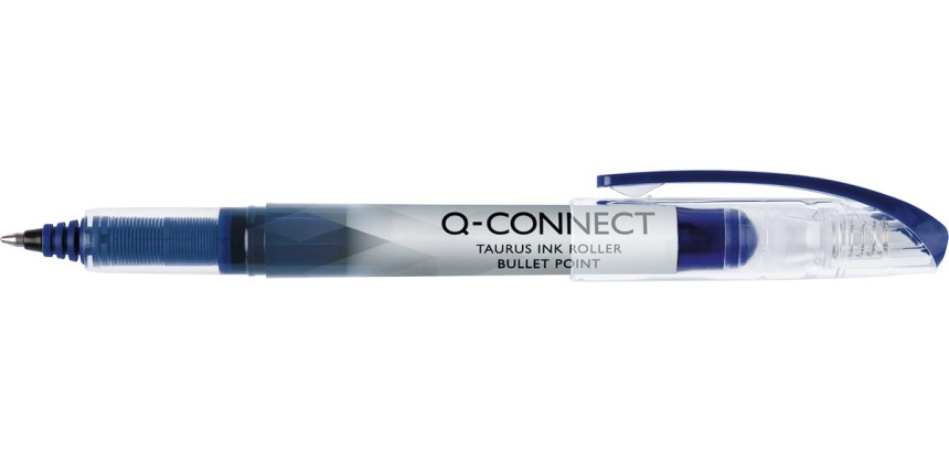 Q-CONNECT Taurus roller à encre liquide, bleu