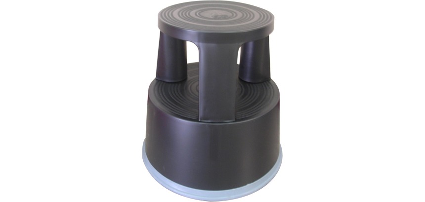 Q-CONNECT tabouret, plastique, noir