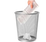 Q-CONNECT papiermand 19 liter metaal zilver