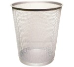 Q-CONNECT papiermand 19 liter metaal zilver