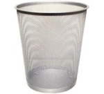 Q-CONNECT papiermand 19 liter metaal zilver