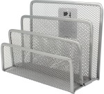 Q-CONNECT Silver Metal Letter Holder in 3 Parts