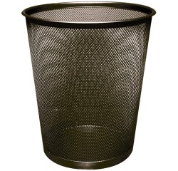 EN_Papelera metalica q-connect negra rejilla 295x345mm