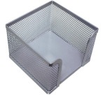 Q-CONNECT memo cube métal argent