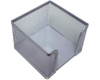 Q-CONNECT memokubus metaal zilver