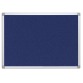Q-CONNECT tableau de textile, avec cadre en aluminium, 90 x 60 cm, bleu