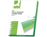 Q-CONNECT kopieerpapier, ft A3, 80 g, pak van 500 vel, wit