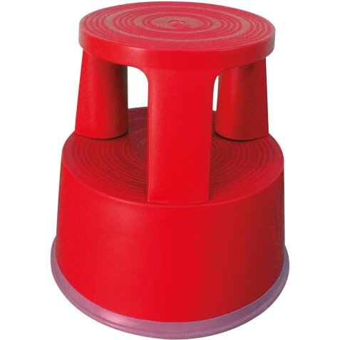 Q-CONNECT tabouret plastique rouge