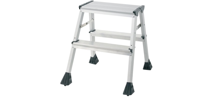 Q-CONNECT escabeau en aluminium, 2 marches