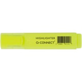 Rotulador q-connect fluorescente amarillo punta biselada
