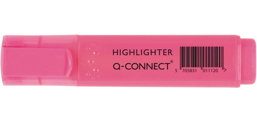 Q-CONNECT markeerstift, roze