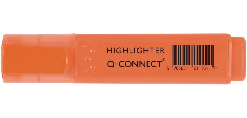 Q-CONNECT highlighter, orange