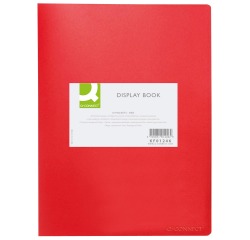 Q-CONNECT protège-documents, A4, 10 pochettes, rouge