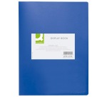 Q-CONNECT Dokumentenhüllen, A4, 40 Taschen, blau