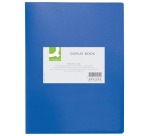 Q-CONNECT Dokumentenhüllen, A4, 40 Taschen, blau