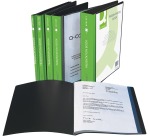 Q-CONNECT individuell anpassbare Dokumentenhüllen A4 10 Fächer schwarz