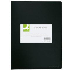 Q-CONNECT protège-documents, A4, 40 pochettes, noir