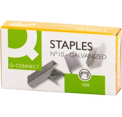 EN_Grapas q-connect nº10 galvanizadas caja de 1000 unidades