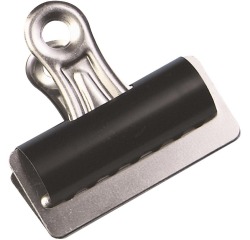 Q-CONNECT clip bulldog, noir, 25 mm, boîte de 10 pièces