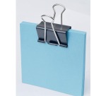 Q-CONNECT Foldback-Klammer, schwarz, 51 mm, Schachtel mit 10 Stück