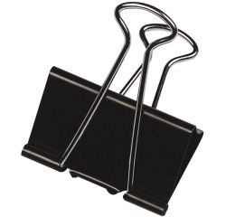 Q-CONNECT foldbackclip, zwart, 51 mm, doosje van 10 stuks