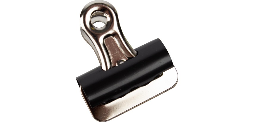 Q-CONNECT clip bulldog, noir, 32 mm, boîte de 10 pièces
