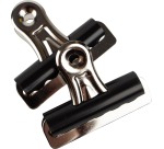 Q-CONNECT bulldog clip, black, 51 mm, box of 10 pieces